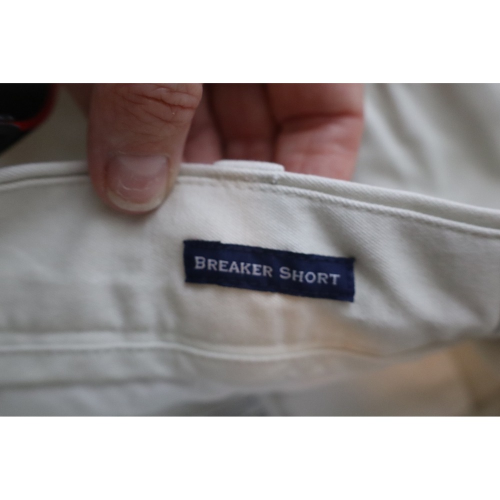 Vineyard Vines Mens Breaker Shorts Khaki Tan American Flag Whale Embroidered 31 - Picture 8 of 9